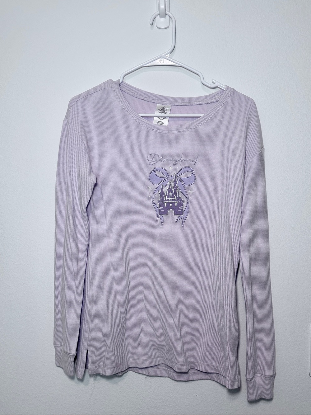 DISNEYLAND • lavender waffle pullover